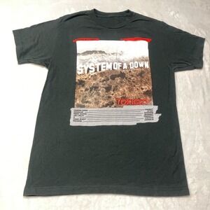 SYSTEM OF A DOWN Toxicity T-shirt Heavy Metal Band Music Tee Men's Size Small